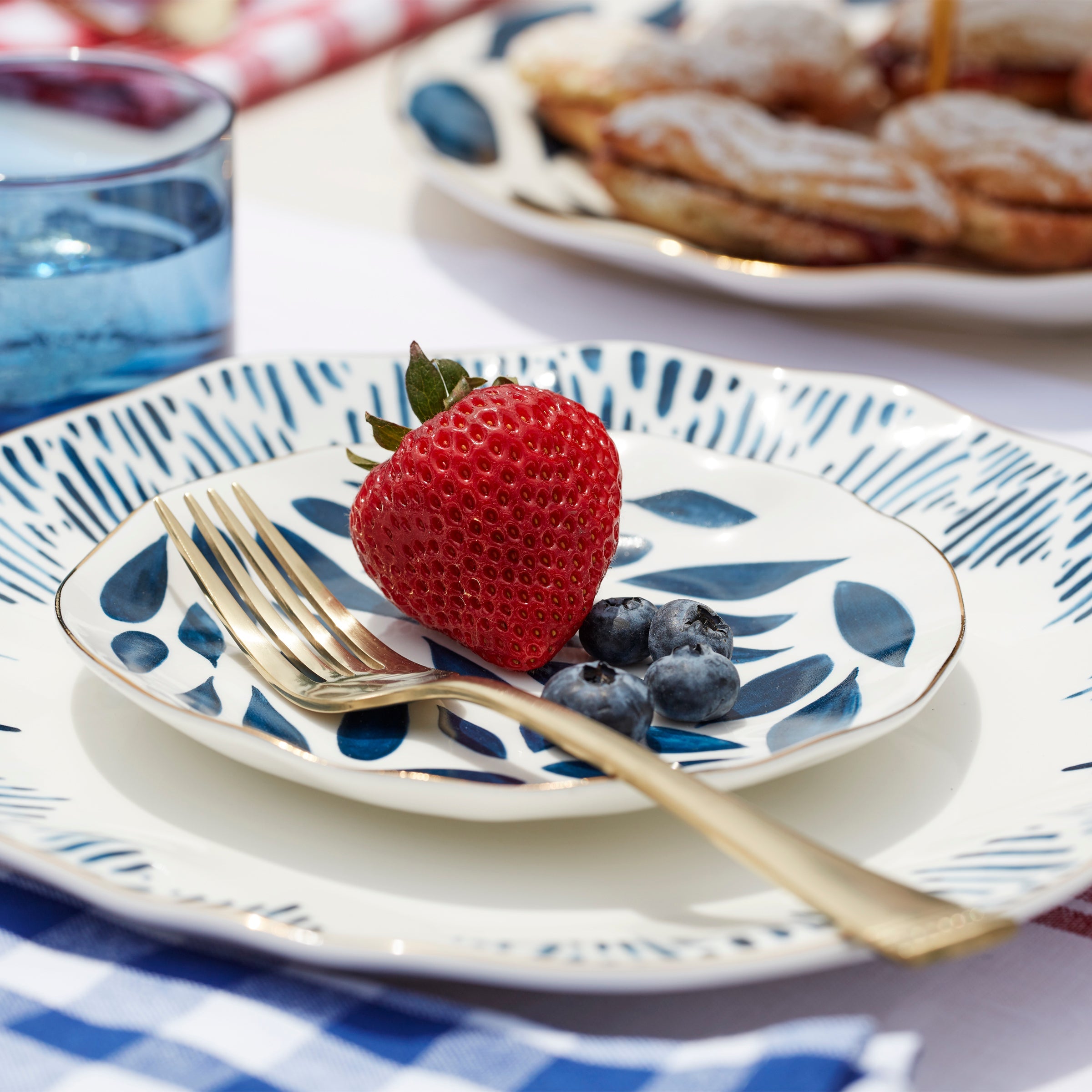 Modern Pattern Tidbit Decorative Plates, Set of 4 - Image 6
