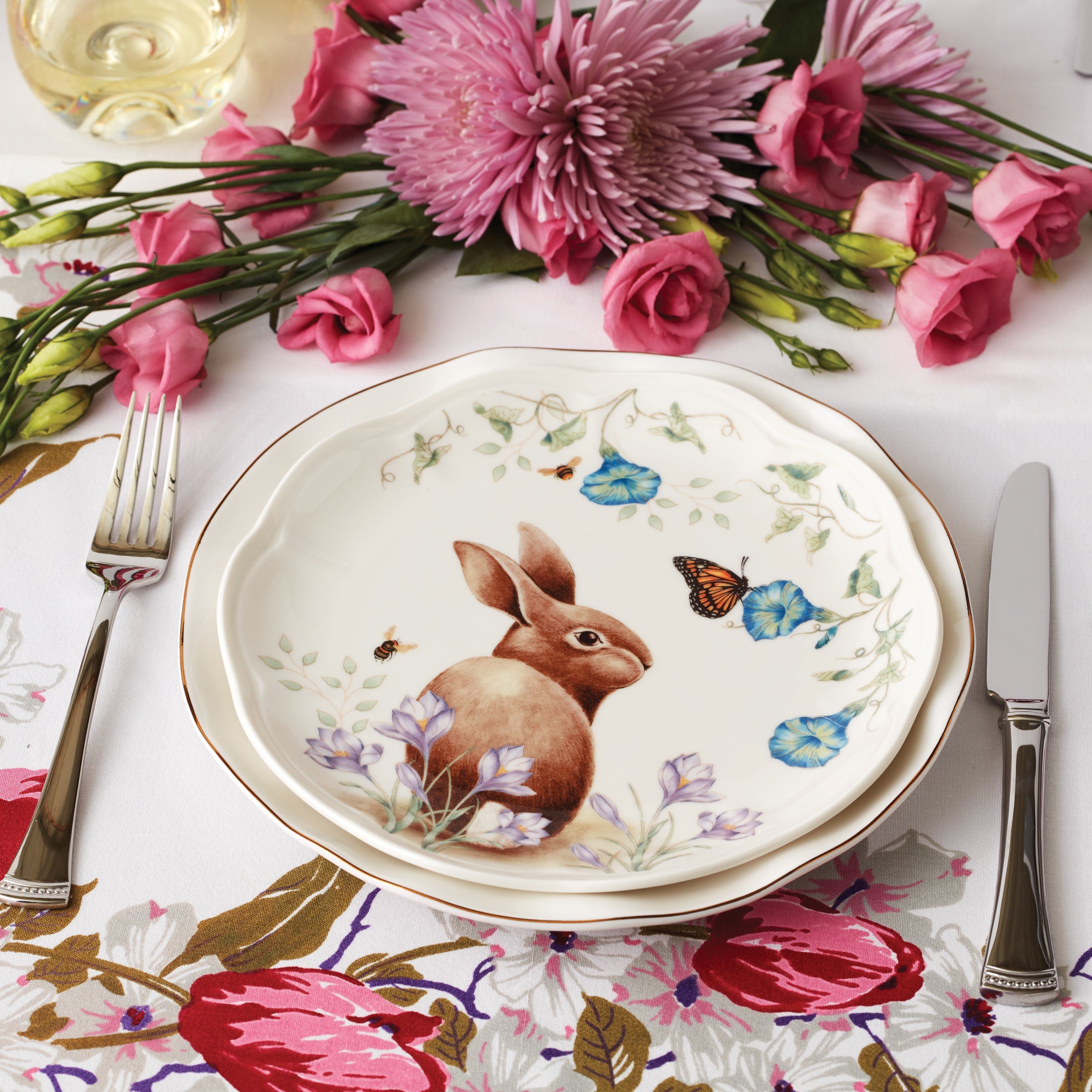 Butterfly Vine Tidbit Decorative Plates, Set of 4 - Image 2