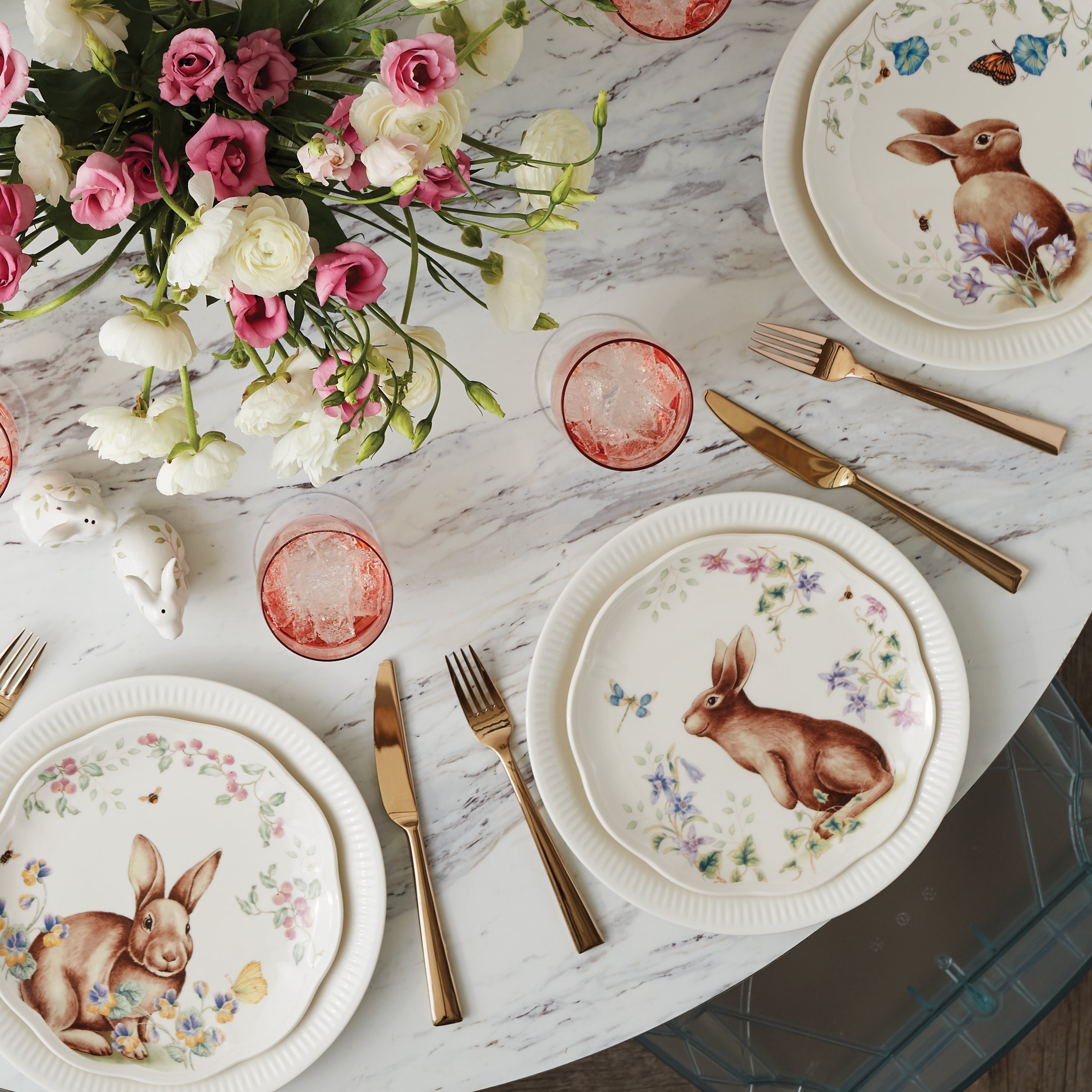 Butterfly Vine Tidbit Decorative Plates, Set of 4 - Image 3