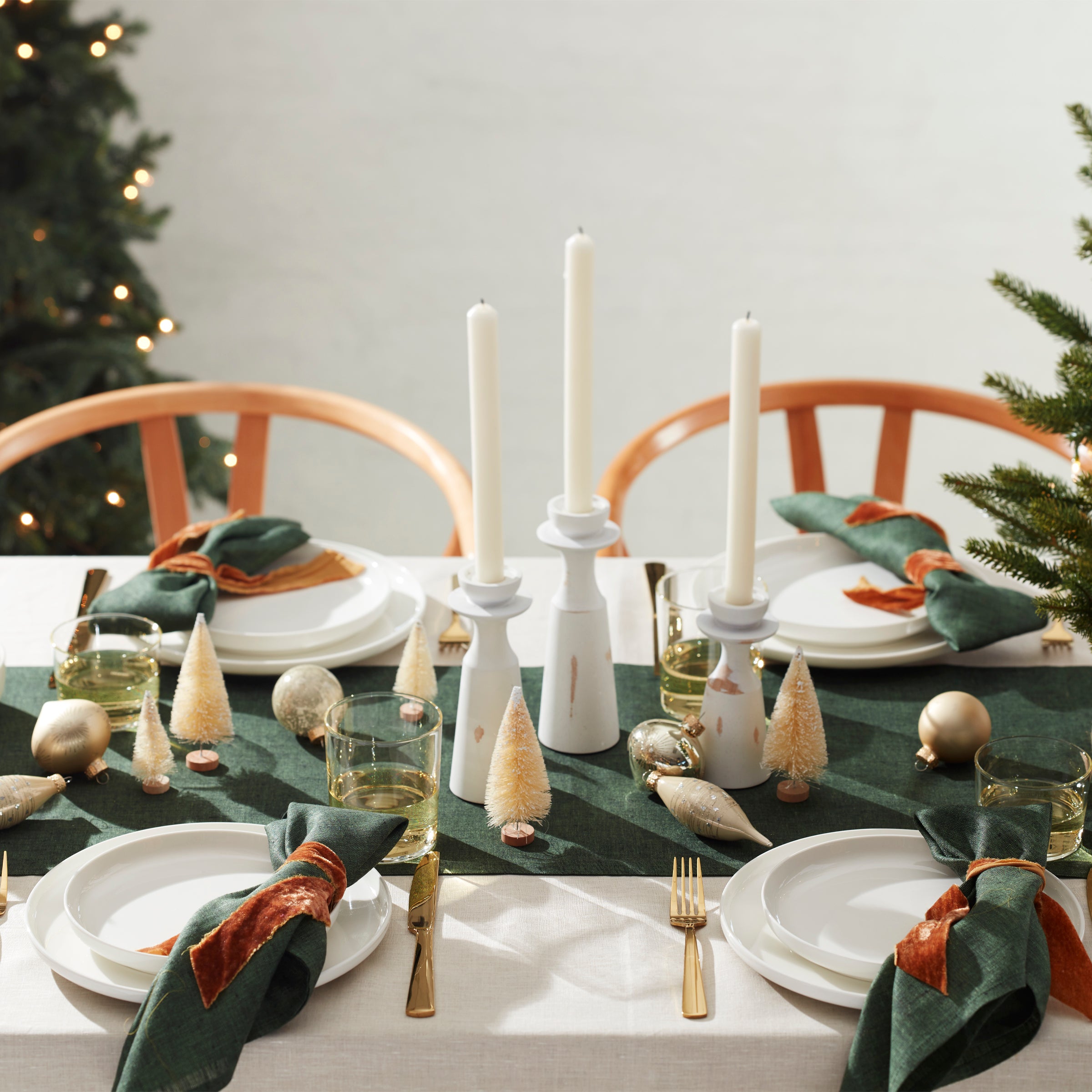 Classic White Porcelain Dinnerware Set, 18-Piece - Image 5