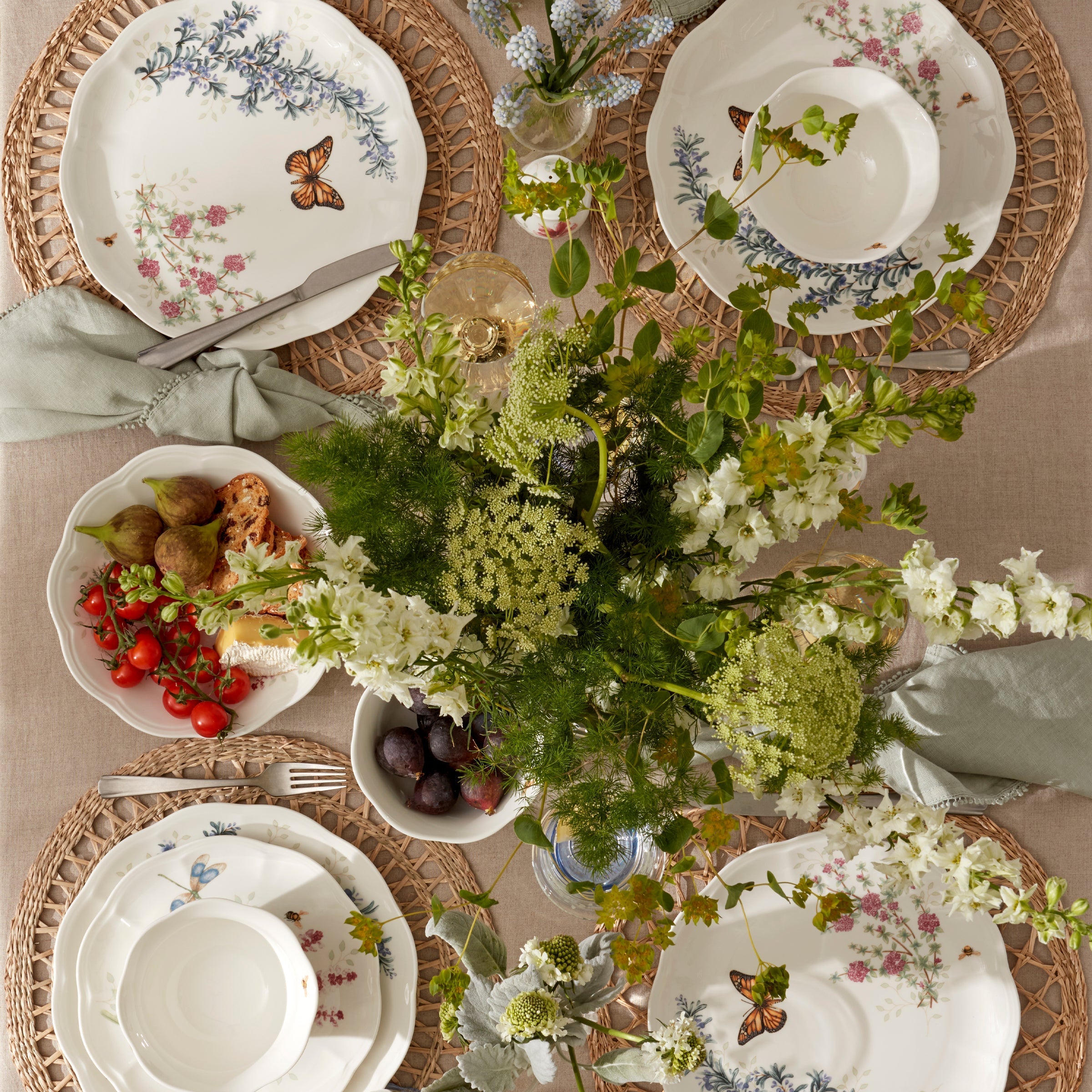 Botanical Herb Rice Bowls, Set of 4 - Image 6